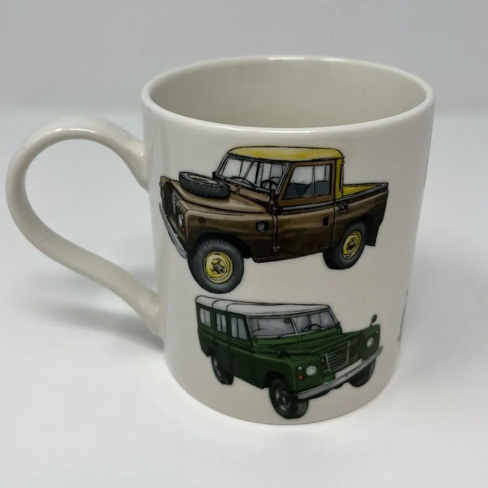 The Leonardo Collection Coffee Mug Cup 4 x 4 Landrover 4x4 Vintage Land Rover - Picture 1 of 6